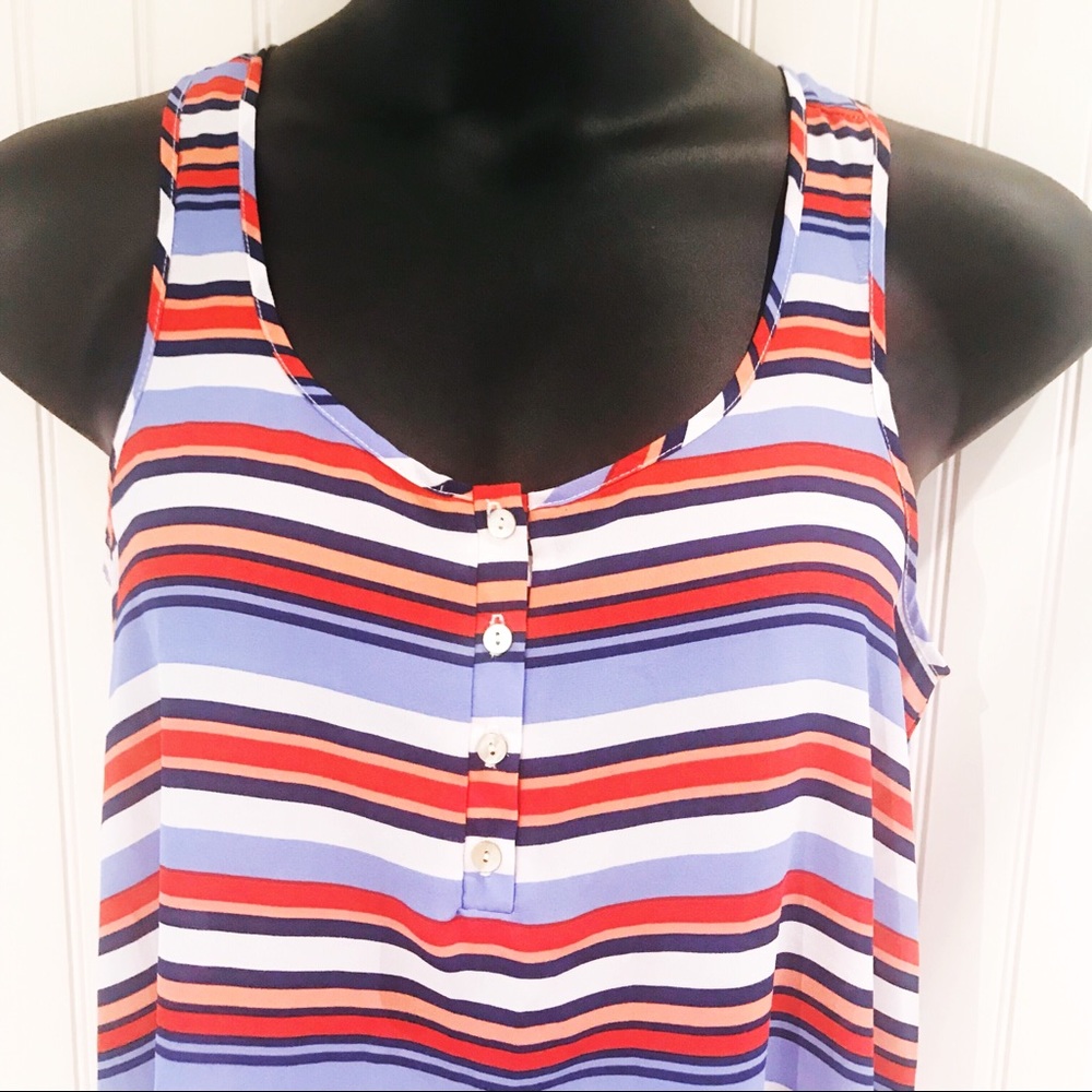 HIPPIE ROSE SLEEVELESS TOP RACER BACK SZ-LARGE - Picture 2 of 5